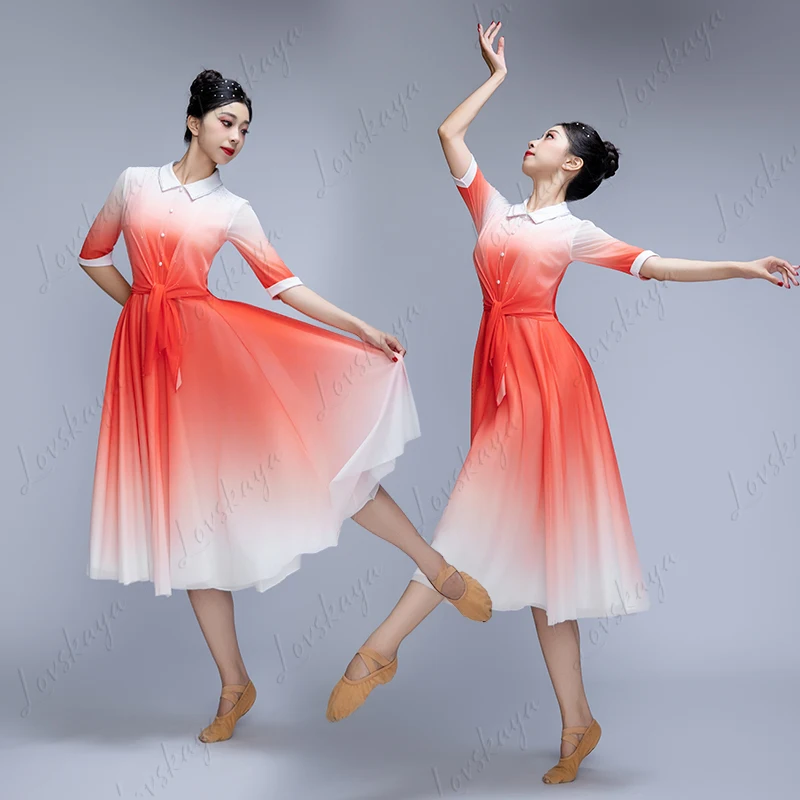 

Костюмы для современного танца — молодежные и энергичные костюмы для хора, костюмы для выступлений Allegro, открывающиеся танцевальные платья