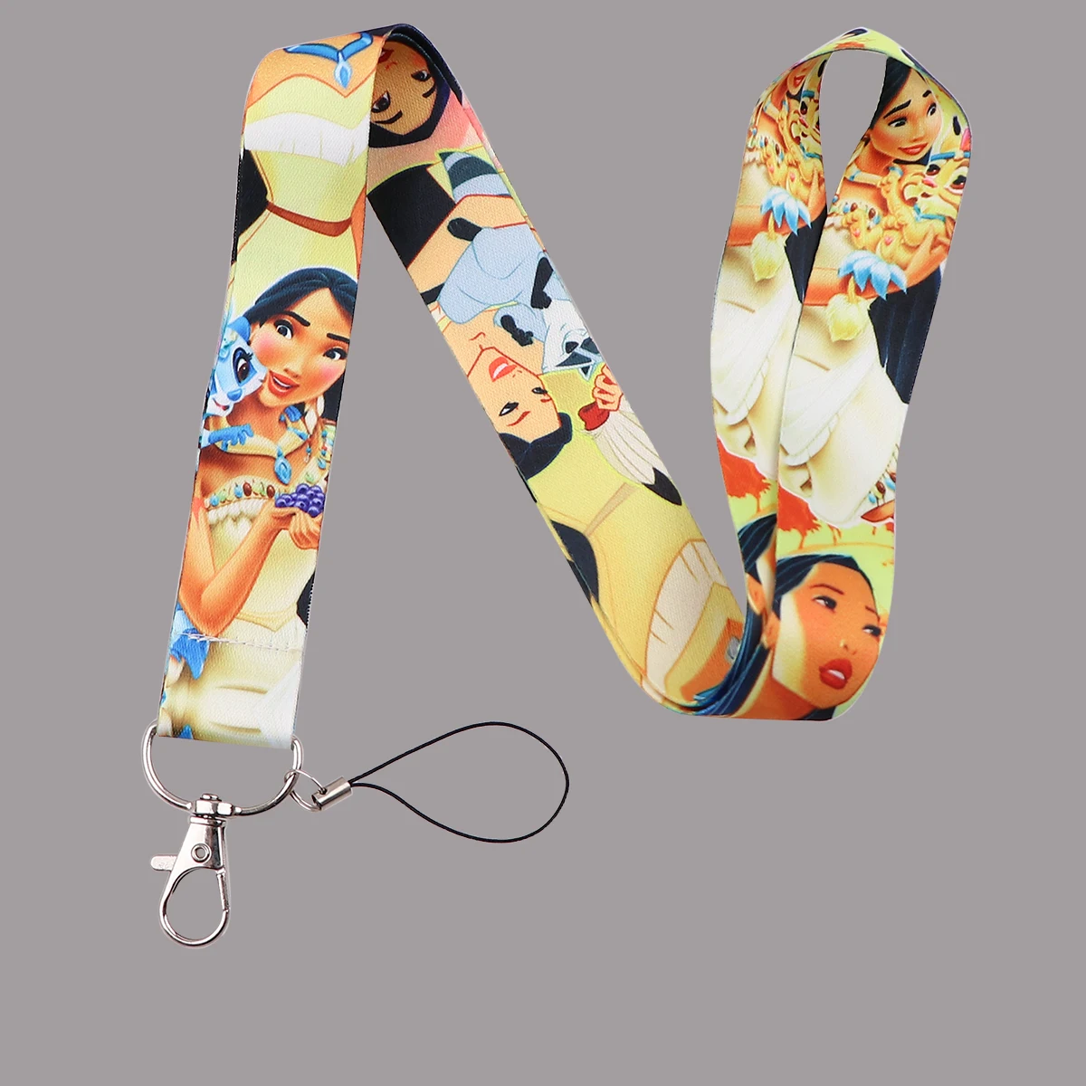 

Movie Princess Lanyard For Keys ID Card Cover Badge Holder Lariat Mobile Phone Charm Accessories Neck Straps Keychain
