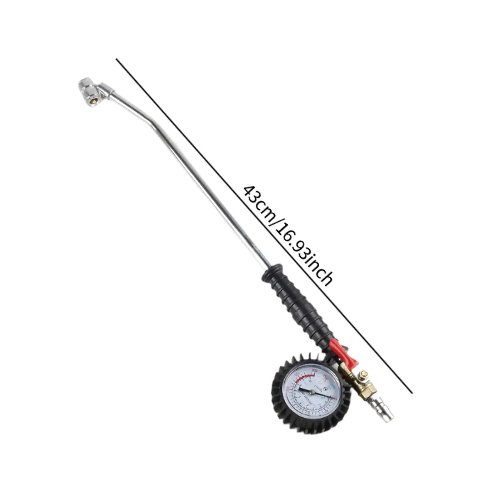 Tire Inflator Replacement Professional High Pressure Air Hose Ergonomic Handle for Car Tire Inflation Quick Inflation