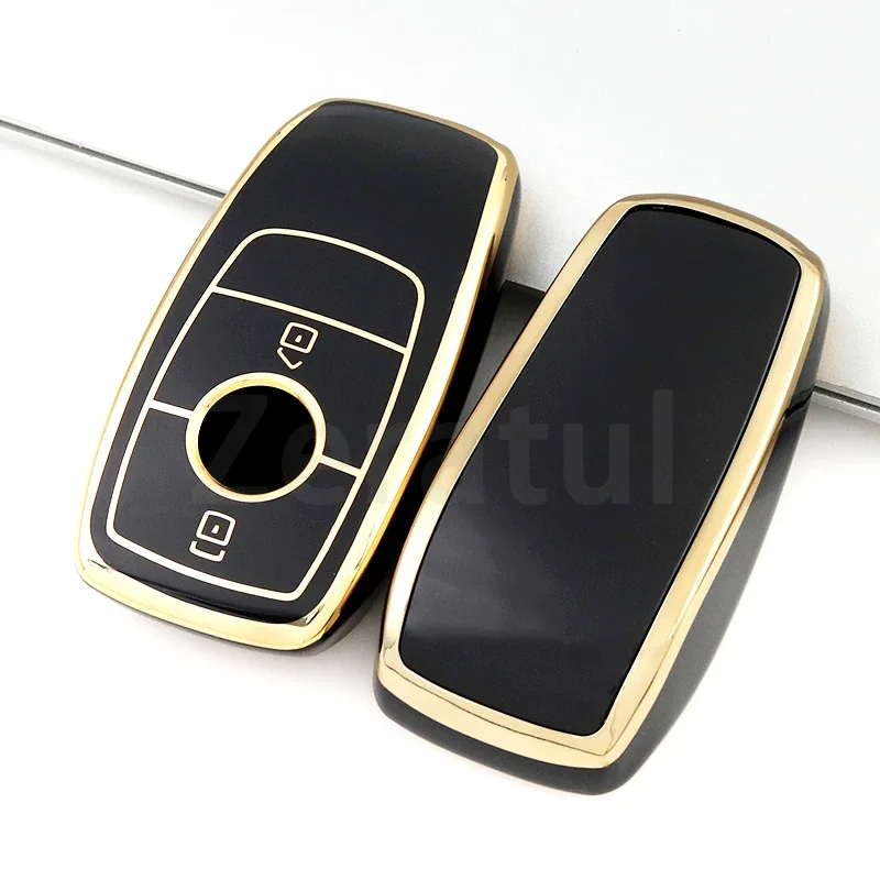 بولي TPU شل فوب لمرسيدس بنز ABC E S G GLB GLC GLE الفئة GLS W177 W205 W213 W222 G63 X167 E200 E300 AMG حافظة مفاتيح السيارة