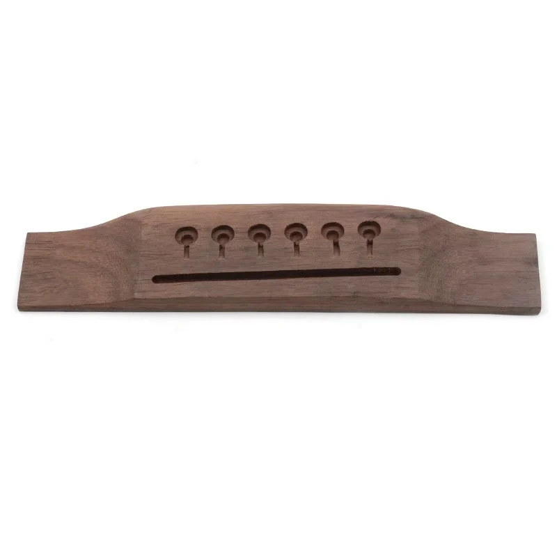 Stegset aus Palisander für Akustikgitarre mit Stiften, Mutter und Sattel, obere untere Saitenkissen für Folk-/Klassiker-/Uku-Gitarrenzubehör – Detail 4