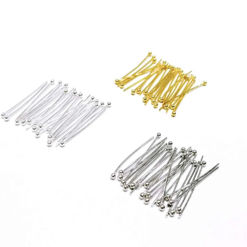 

10PCS Solid 925 Sterling Silver Headpins DIY Jewelry Making Accessories Finding Components Neddles