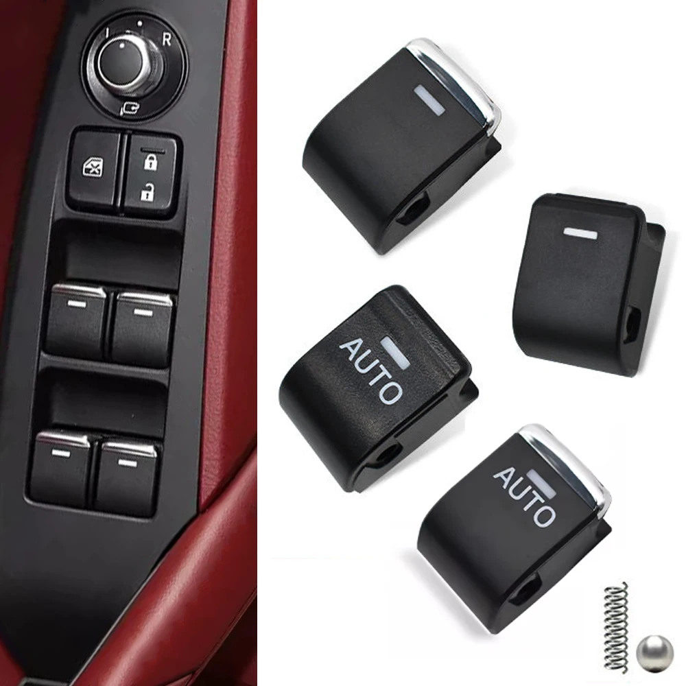 

1PC Auto Front Left Window Switch Control Lifter Button Cover For Mazda 2 Demio DJ 3 Axela 6 Atenza CX-5 CX5 CX-8 CX8 CX-9 CX9