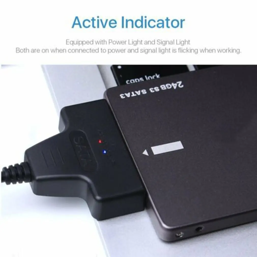 2.5 Inches External SSD HDD Hard Drive Converter Cable USB 3.0 SATA 3 Cable Sata to USB Adapter 6Gbps Wholesale Dropshipping view 4