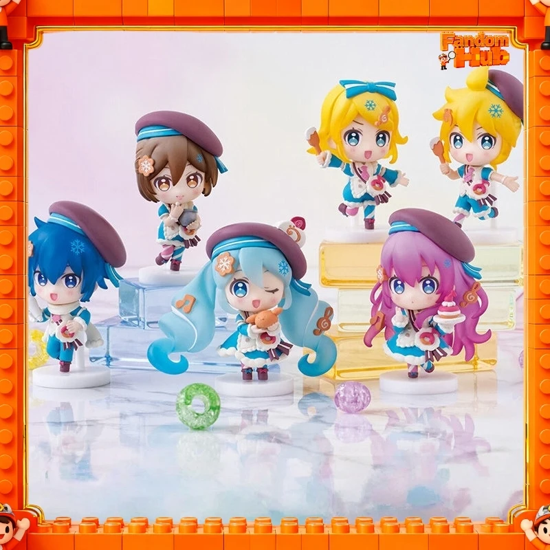 

Bandai Hatsune Miku Snow Miku 2026 Luka Rin Len Kaito Figure Opened Confirmed Model Toy Gift