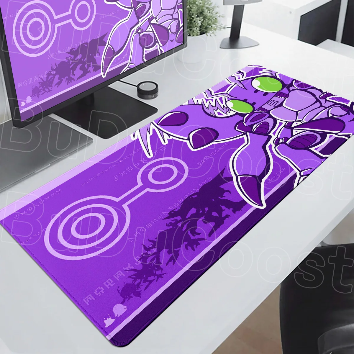 900X400mm Japan Anime Mouse Pad Rubber Anti-slip Carpet Cute Digimon Gabumon Laptop Gamer Office Desk Mat E-sport Speed Keyboard