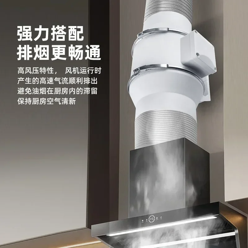 

Powerful Silent Industrial Bathroom Exhaust Fan 2900M³/H Duct Ventilation with Oblique Flow Pressurized System for Kitchen