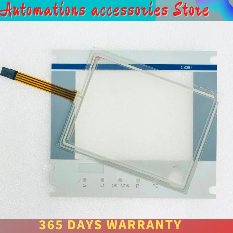 CS351 CS351E-G Touch Screen Panel Glass Digitizer For CS351 CS351E-G Overlay Front Film Mask Sticker
