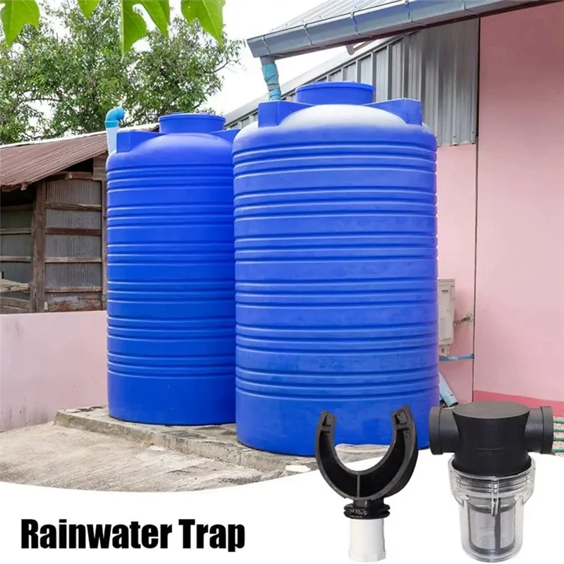 A53q-capotador de chuva, desviador de barril de chuva, sistema de coleta de água de chuva, 1 conjunto de mangueira flexível de 110mm, anel de borracha de vedação durável