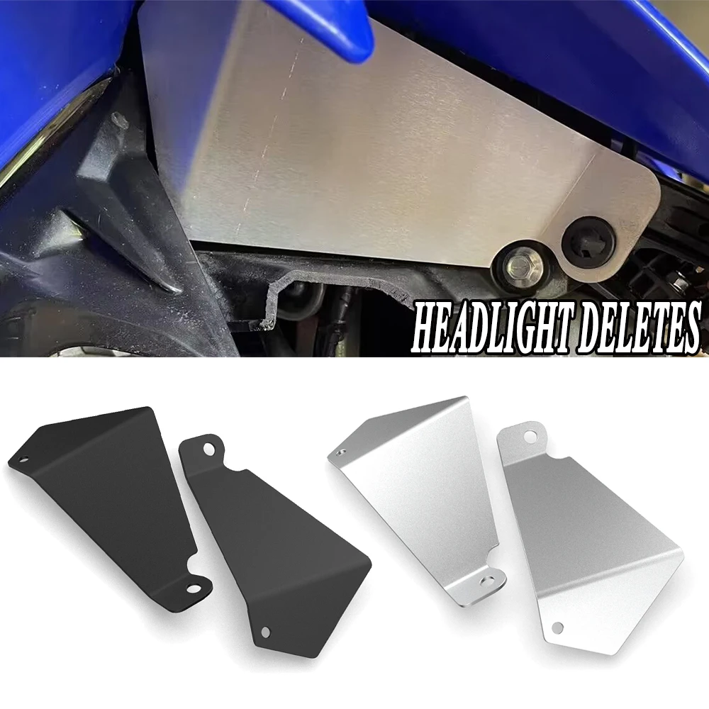 For Yamaha YFZ450R SE YFZ 450 R Front Lamp Headlight Deletes Cover Guard Protector Headlight removal cover 2009-2024 2023 2022