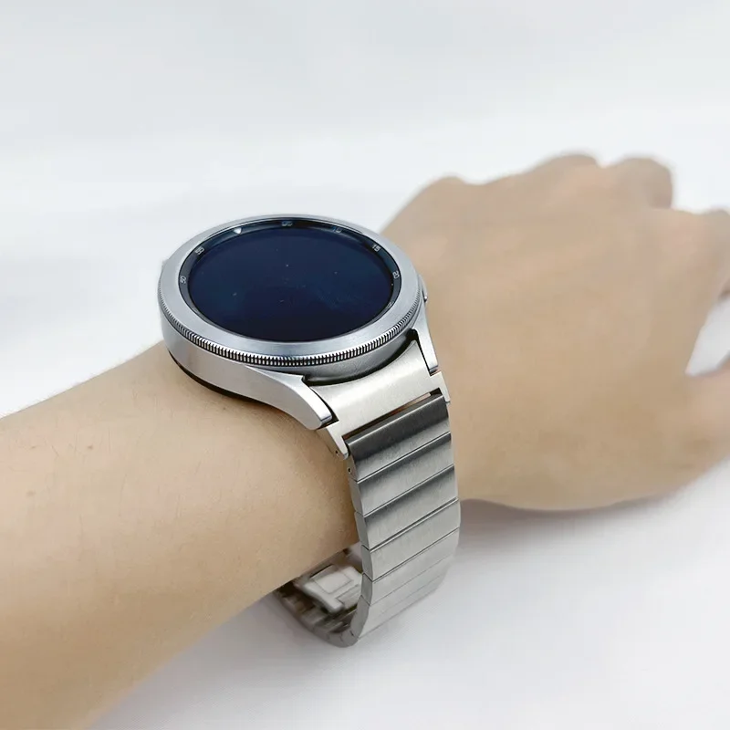 No Gaps Quick Fit Stainless Steel Strap For Samsung Galaxy Watch 6 Classic 43mm 47mm 40mm 44mm Band For Watch 5Pro 45mm Bracelet