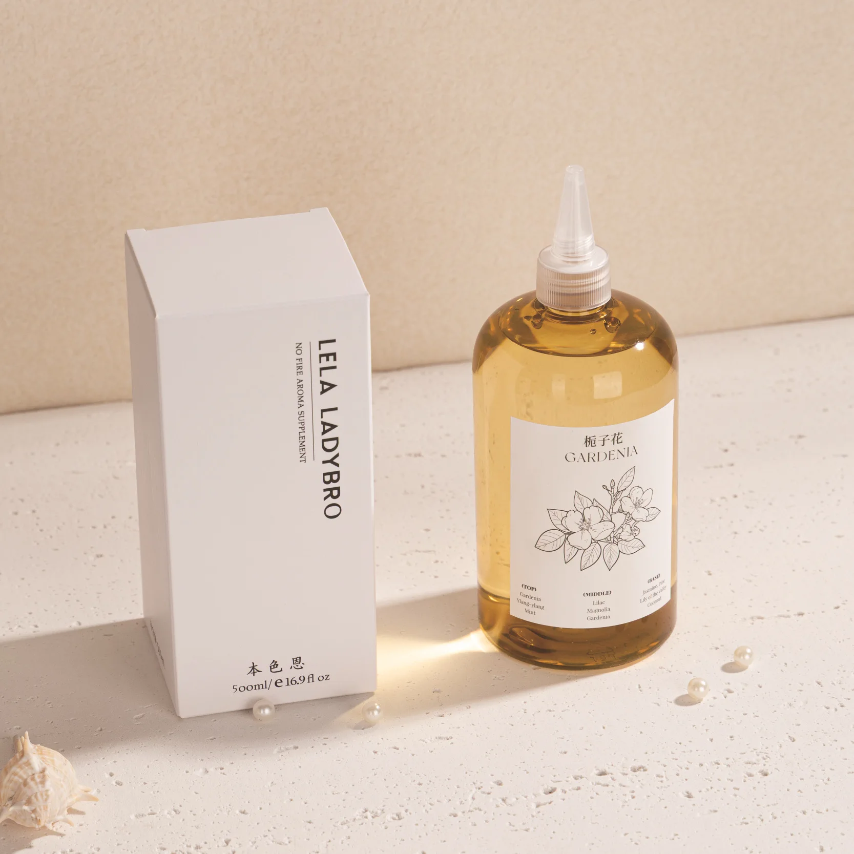 500ml Hotel Flower Essential Oils Refill Humidifier Supplementary Fluid Hilton Primium Office/Home Fragrance Air Freshener