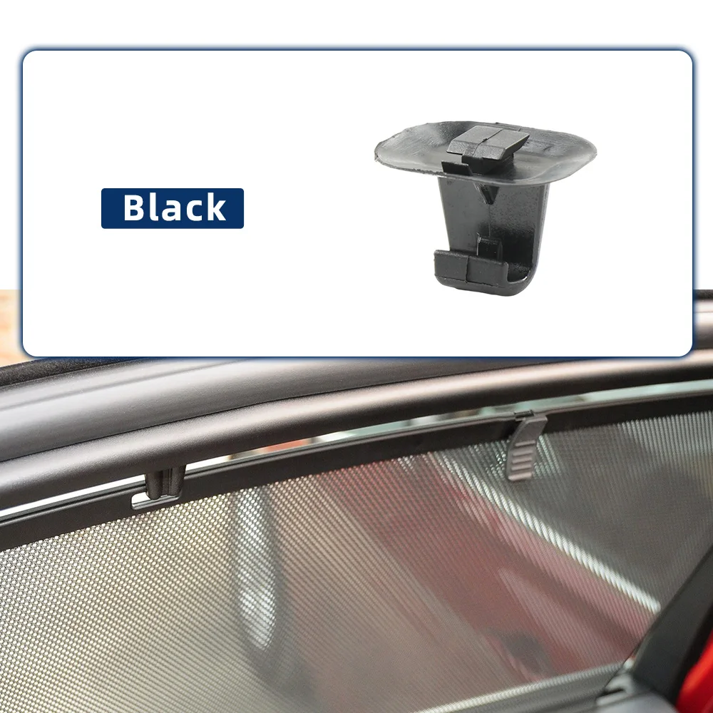 For BMW 3 Series X5 X3 X6 F35 E90 E70 F25 E71 Rear Window Sunshade Handle Hook Clip Fastening Buckle for Sunblind 51357183938 - Image 3