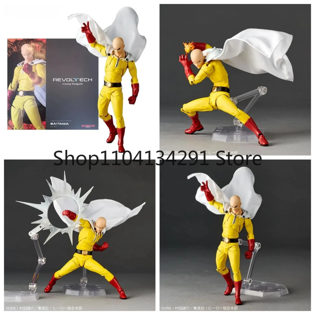 

Original One Punch Man Saitama Yamaguchi Revoltech Anime Model Toy Birthday Gift Collectible Action Figure