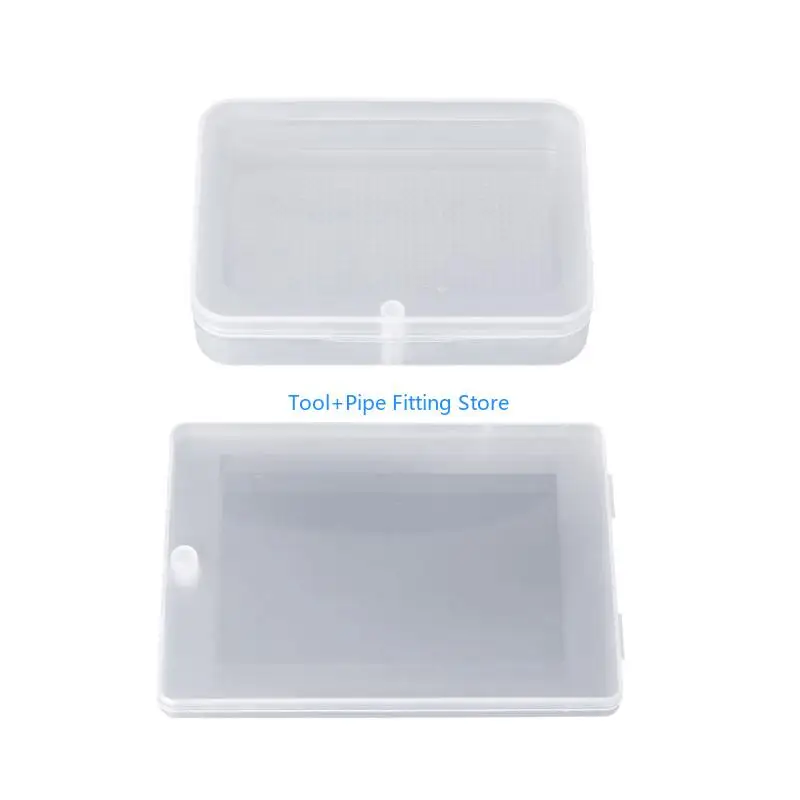 F92B Rectangular Plastic Transparent Clear Storage Box Collection Container