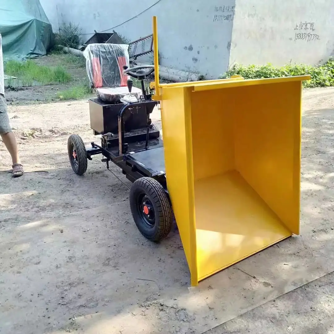 

Electric Transport Sand Tipper/Drive-type Feed Truck for Breeding Farm/Electric Mini Dumper Loader