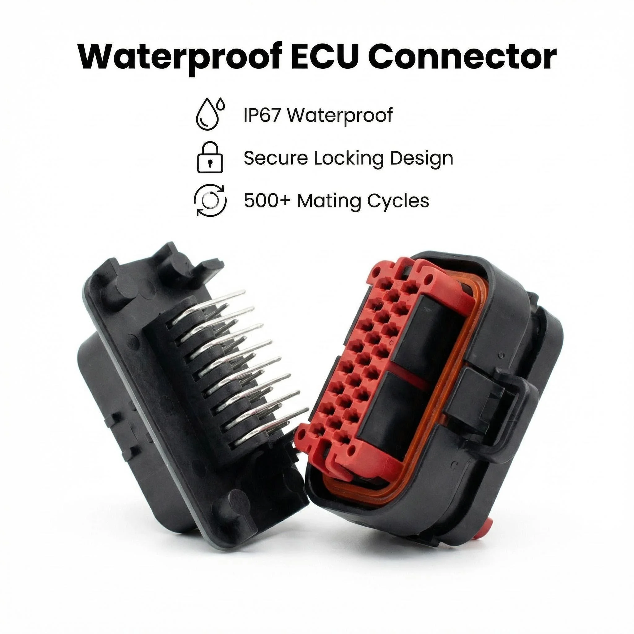 

1PCS 23Pin ECU Controller Connector AMPSEAL 776228-1 770680-1 Male Header PCB Mount Plug for Automotive Wiring Harness