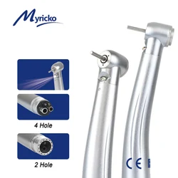 Myricko Dental LED High Speed Handpiece E-Generator Turbine Ceramic Bearing Triple Water Spray Airotor rotation Air Turbine