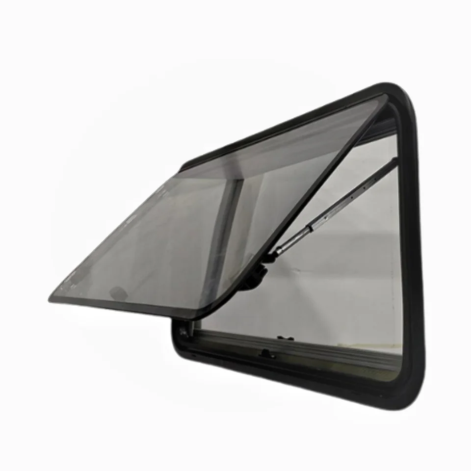 

Прочное окно для автодома 1455x605 мм, радиусное, с выдвижным механизмом, рулонной шторкой и москитной сеткой для каравана