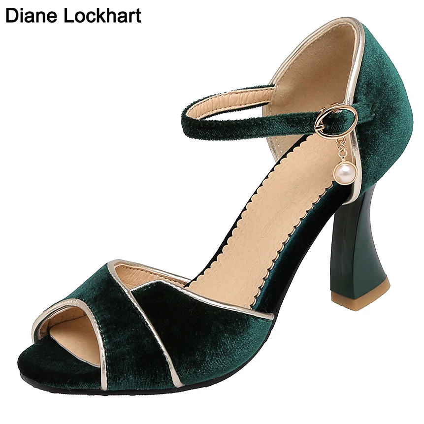 

Туфли-лодочки женские на высоком каблуке, пикантная модная изысканная обувь с открытым носком, туфли на шпильке, большой размер