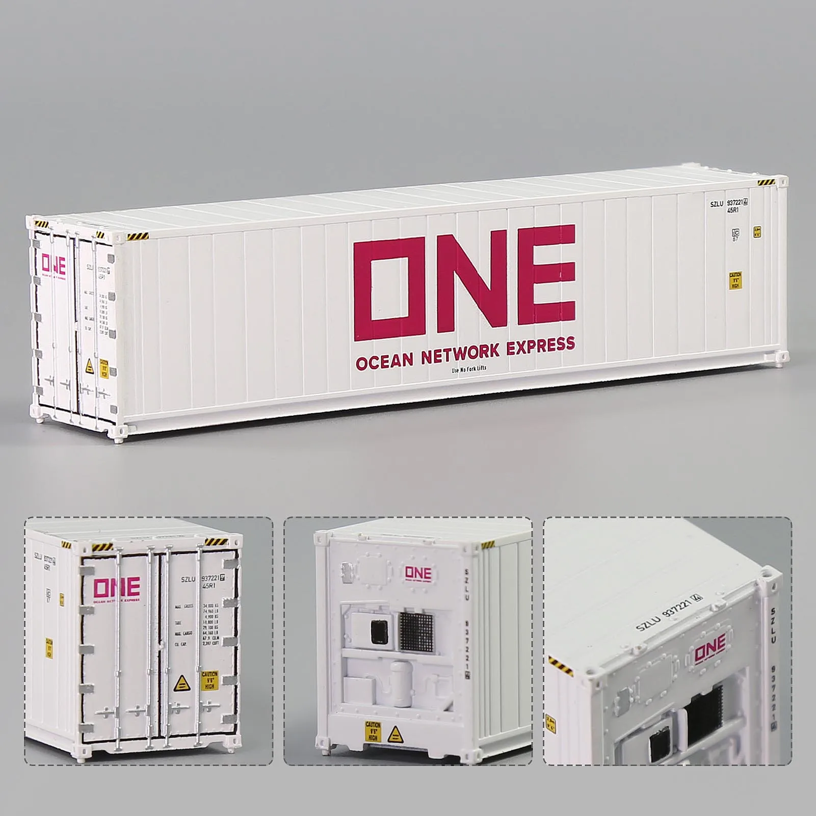 C15012 Evemodel N Scale 1:160 Hi-Cube 40' Reefer Container 40ft Refrigerator  Cargo Box view 2