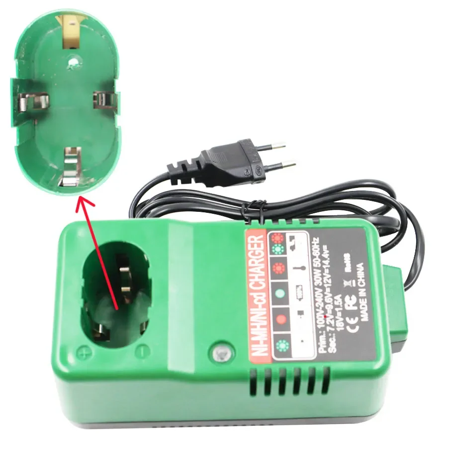 Imagem -04 - Ni-cd Ni-hm Carregador de Bateria para Hitachi 7.2v 9.6v 12v 14.4v 18v Bateria Furadeira Elétrica Chave de Fenda Uc14yfa Eb712s Eb912s Eb12s