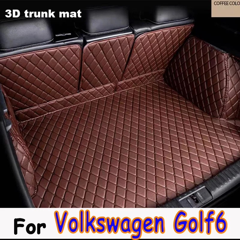

Автомобильный коврик для багажника для VW Volkswagen Golf6 Golf 6 Mk6 5K 2009 ~ 2013 автомобильный лоток ковер грязь водонепроницаемые защитные накладки автомобильные аксессуары