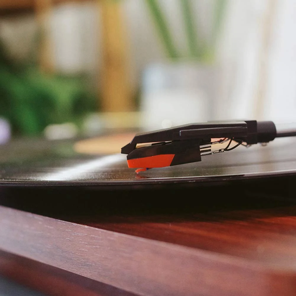 3 buah Stylus Cartridge magnetik rekaman gramofon dengan LP Aksesori jarum vinil untuk fonograf meja putar Stylus