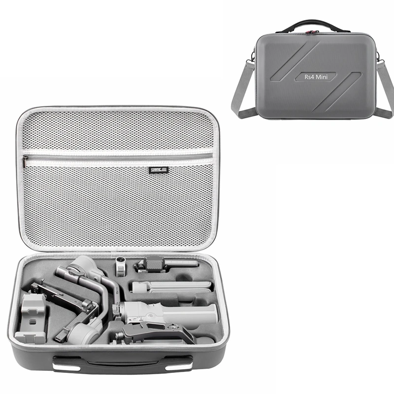 ل DJI RS4 حقيبة التخزين الصغيرة حقيبة حمل المحمولة الصلب صندوق محمول حقيبة سفر Ronin 4 MINI مثبت أفقي الملحقات