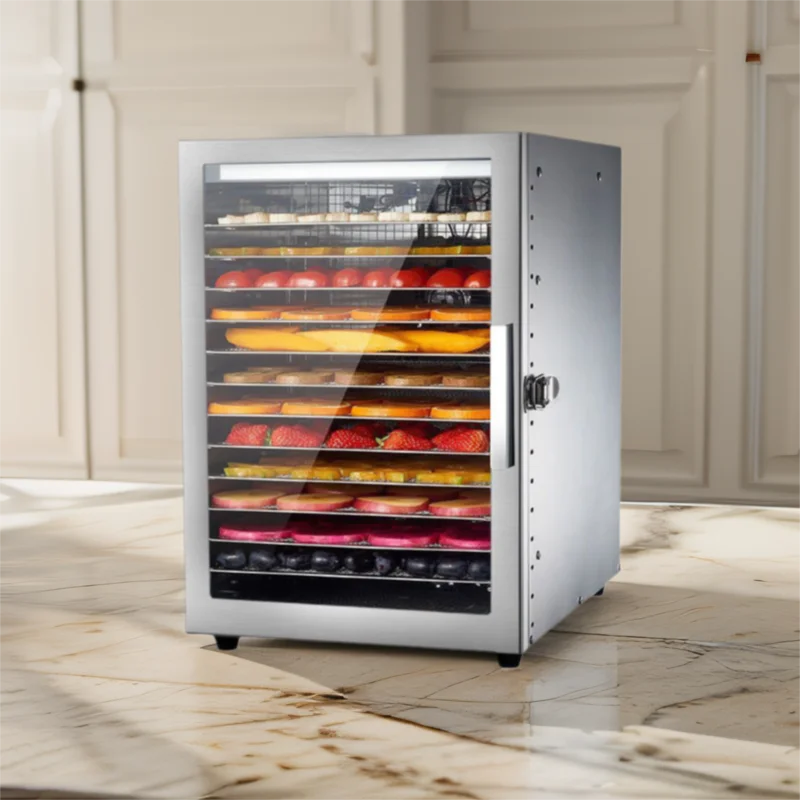 Commercial and Household Food Processing Machine Fruit Dryer Food Dehydrator Meat Seafood Vegetables Kitchen Appliances 12-layer