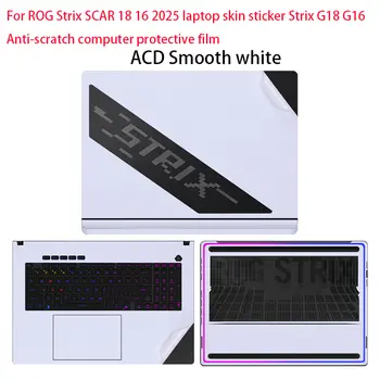 Pro notebook Asus ROG Strix SCAR 18 G835 2025 nálepka na povrchovou úpravu Strix G18 G815/G814 ochranná fólie proti poškrábání s vzorem 6 nejlepší prodej Asus Rhodes Strix Skin - №4
