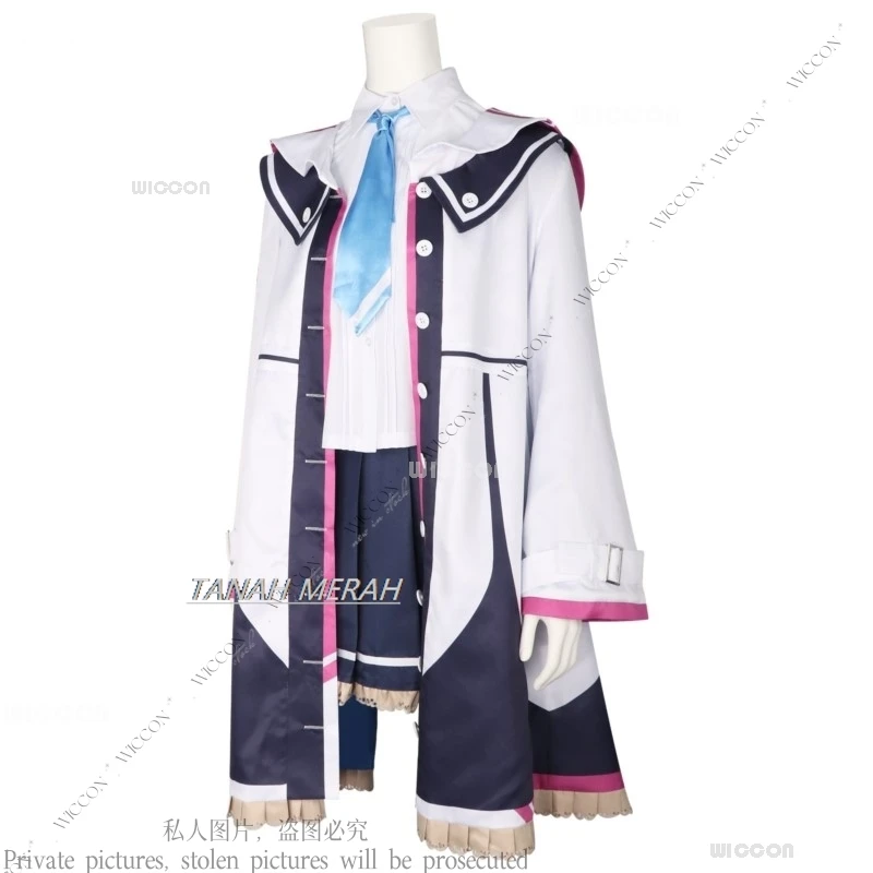 Saiba Momoi Saiba Midori Anime Blauw Archief Spel Cosplay Kostuum Pruik Jas Halloween Feest Carnaval Outfit Hoofddeksels