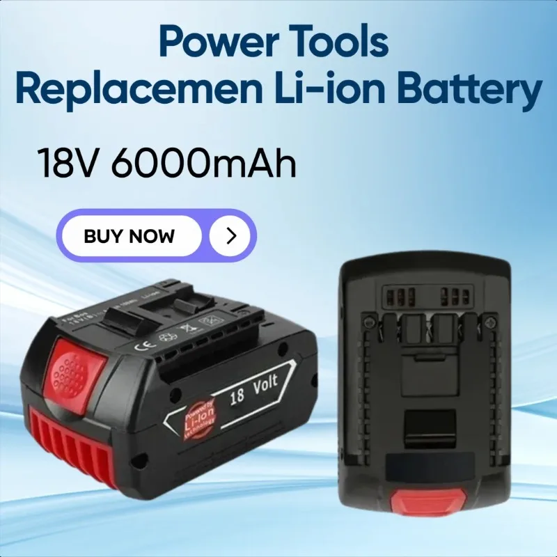 

6000mAh 18V for Bosch BOSCH18V BAT610G+AL1820CV Power Tools Replacemen Li-ion Battery