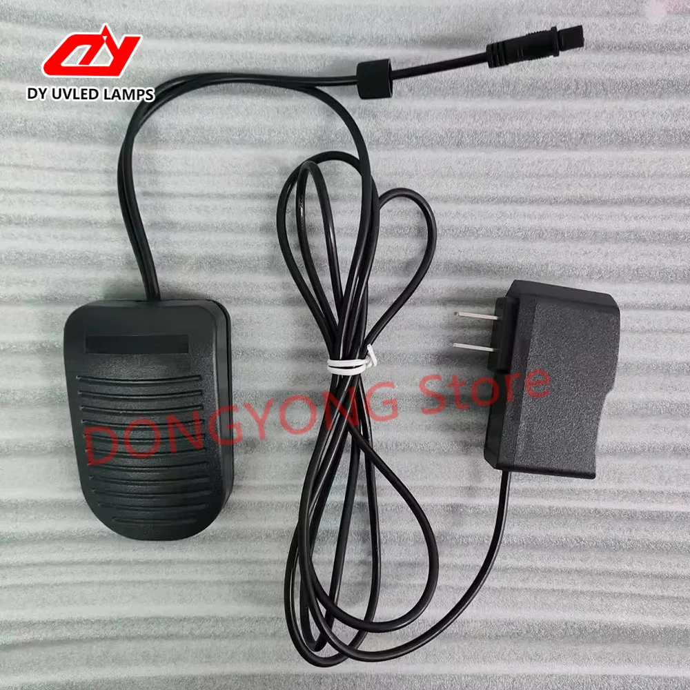 مصباح رموش بالأشعة فوق البنفسجية بمفتاح قدم صامت بدون ضوضاء، ضوء LED لصالونات التجميل الاحترافية لملحقات الرموش