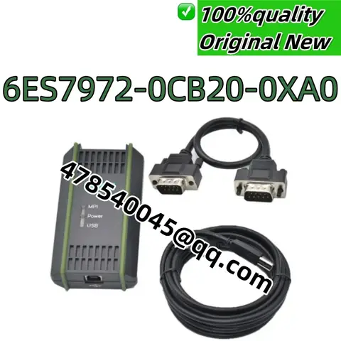 100% new original for 6ES7972-0CB20-0XA0 PC Adapter USB Cable Adapter  S7-200/300/400 RS485 Profibus/MPI/PPI 9-pin
