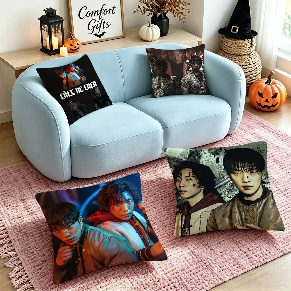 HOT Drama B-Bloodhounds  Square Double-Sided printed Pillow Case Bedroom Bedside Pillow Sofa Cushion Cover