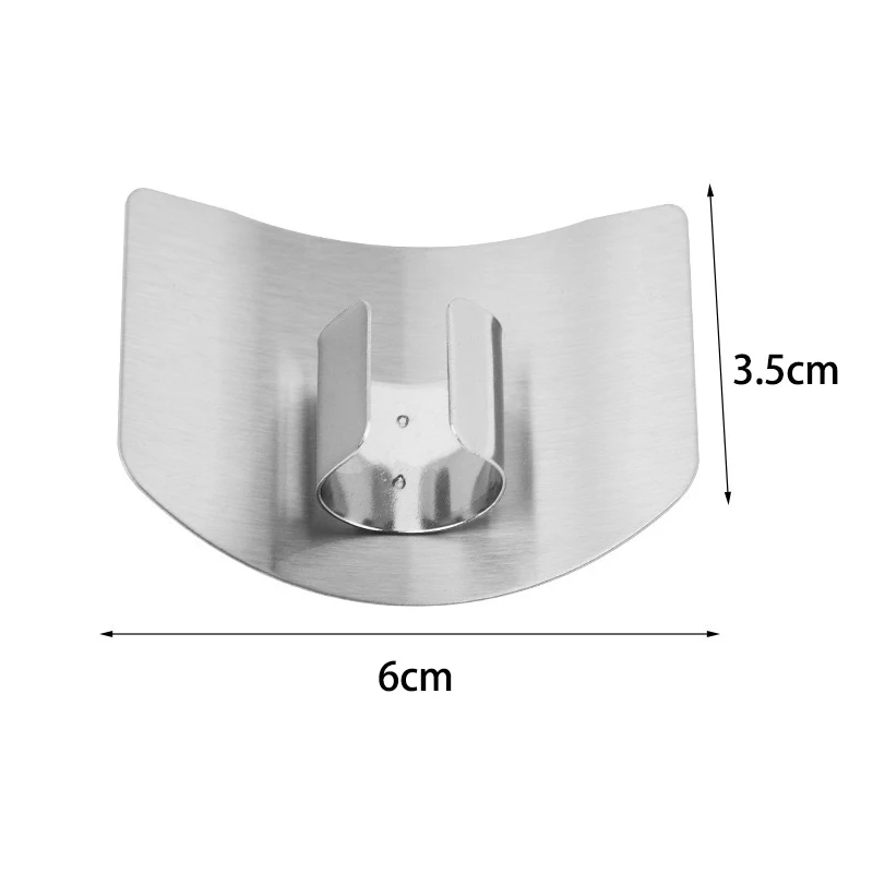 1Pcs Stainless Steel Finger Protector Anti-cut Finger Guard Safely Vegetable Cutting Hand Protecter For Kitchen Gadgets Tools