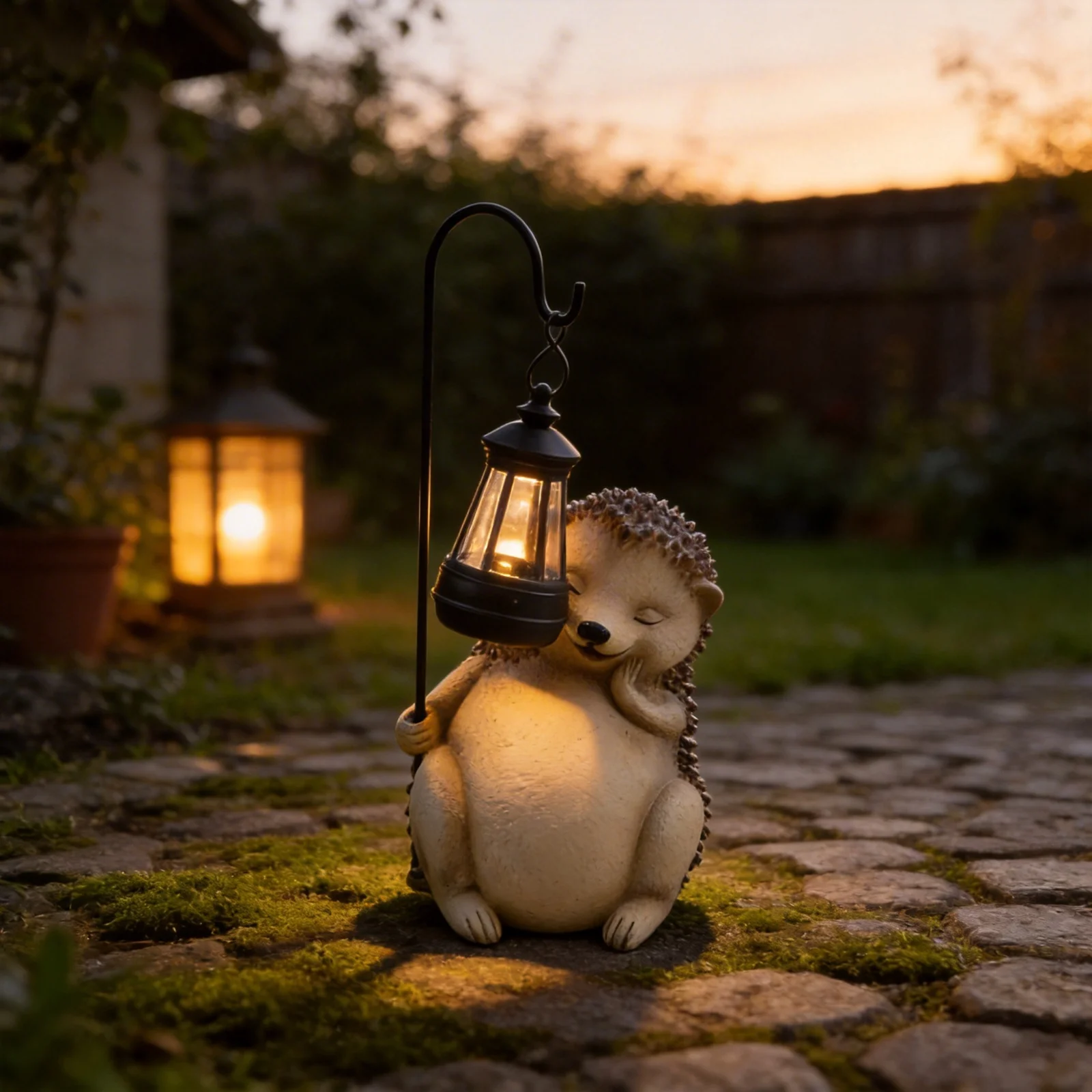 For Garden For Living Room Hedgehog Garden Ornament 26*11*11 Cm 6-8 Hours Illumination Adorable Garden Decoration