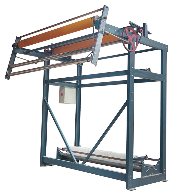 

Automatic fabric unloading and unwinding machine, textile finishing machine, accessories