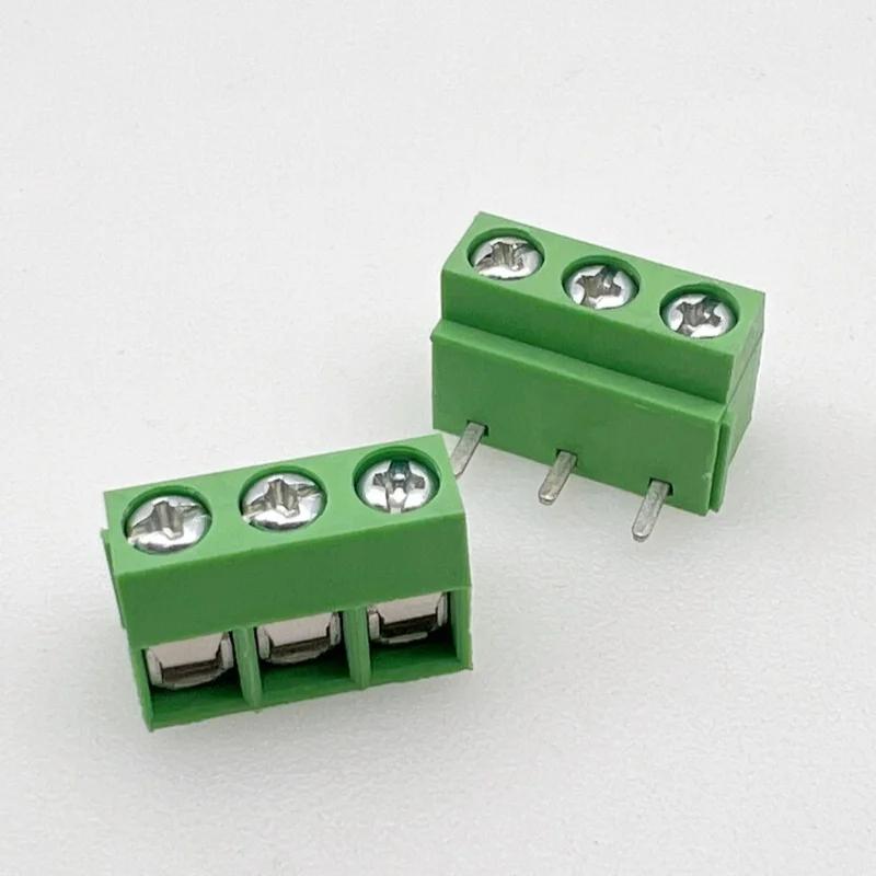 100PIN 5.0mm 2P 3P DG126R Straight Pin Degree PCB Screw Terminal Block 300V/10A  KF126R MA334 DT-126RP WJ126R T3xx04530000G