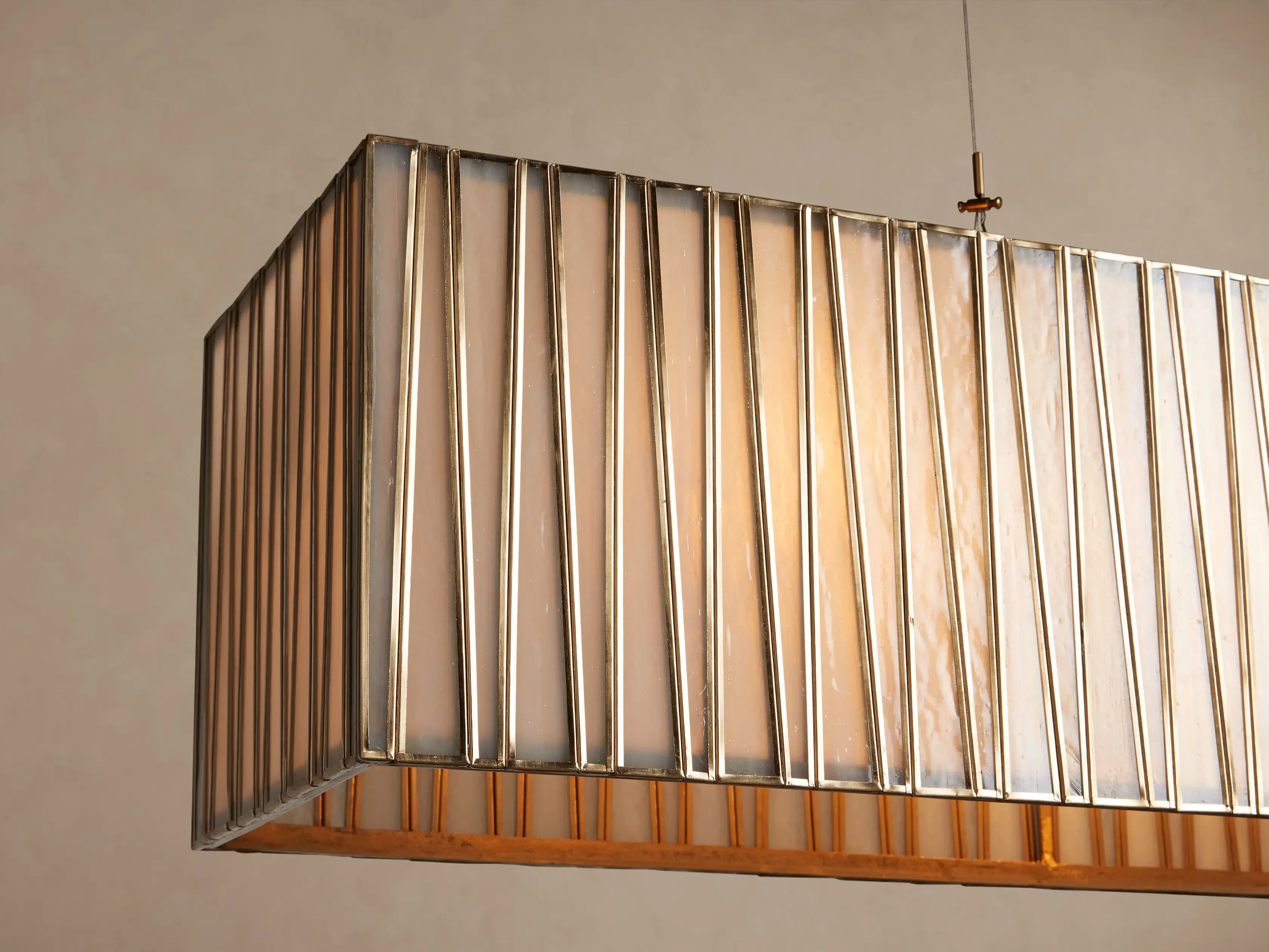 Hot Sale Glass Pendant Light Simple Luxury Ceiling Led Lamp Hanging Kitchen Lights for Home Rectangle Ceiling Lights Chandeliers
