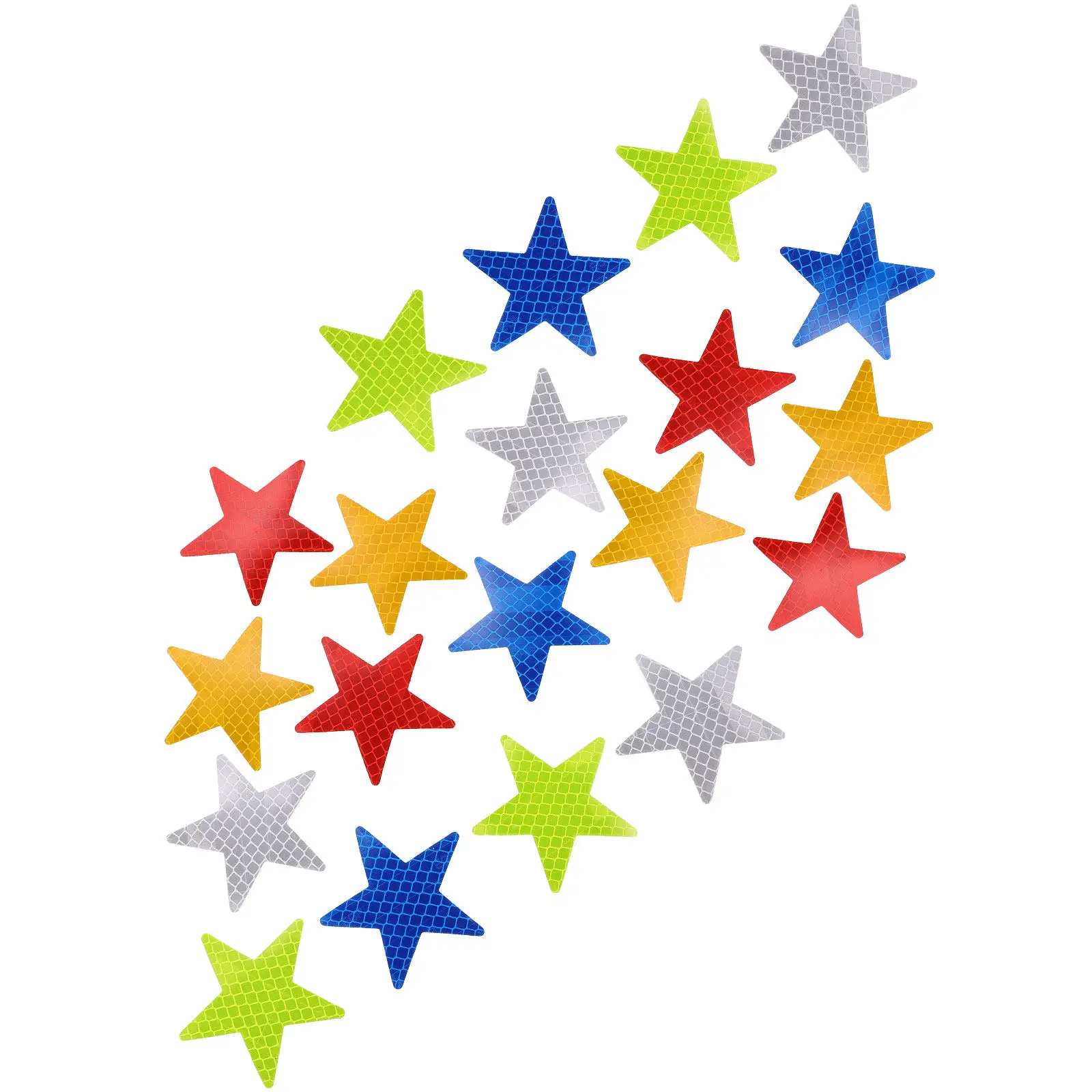 

20 шт. светоотражающих наклеек: высококачественные светящиеся наклейки на бампер, водонепроницаемые, с сильным клеем, для предупреждения о ночной езде, наклейки на кузов автомобиля