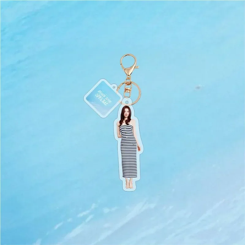 Kpop Twice Album Acrylic Keychian NaYeon SANA MINA Merch Photo Print Acrylic Keyring Fashion Bag Pendant Decoration Fans Gift