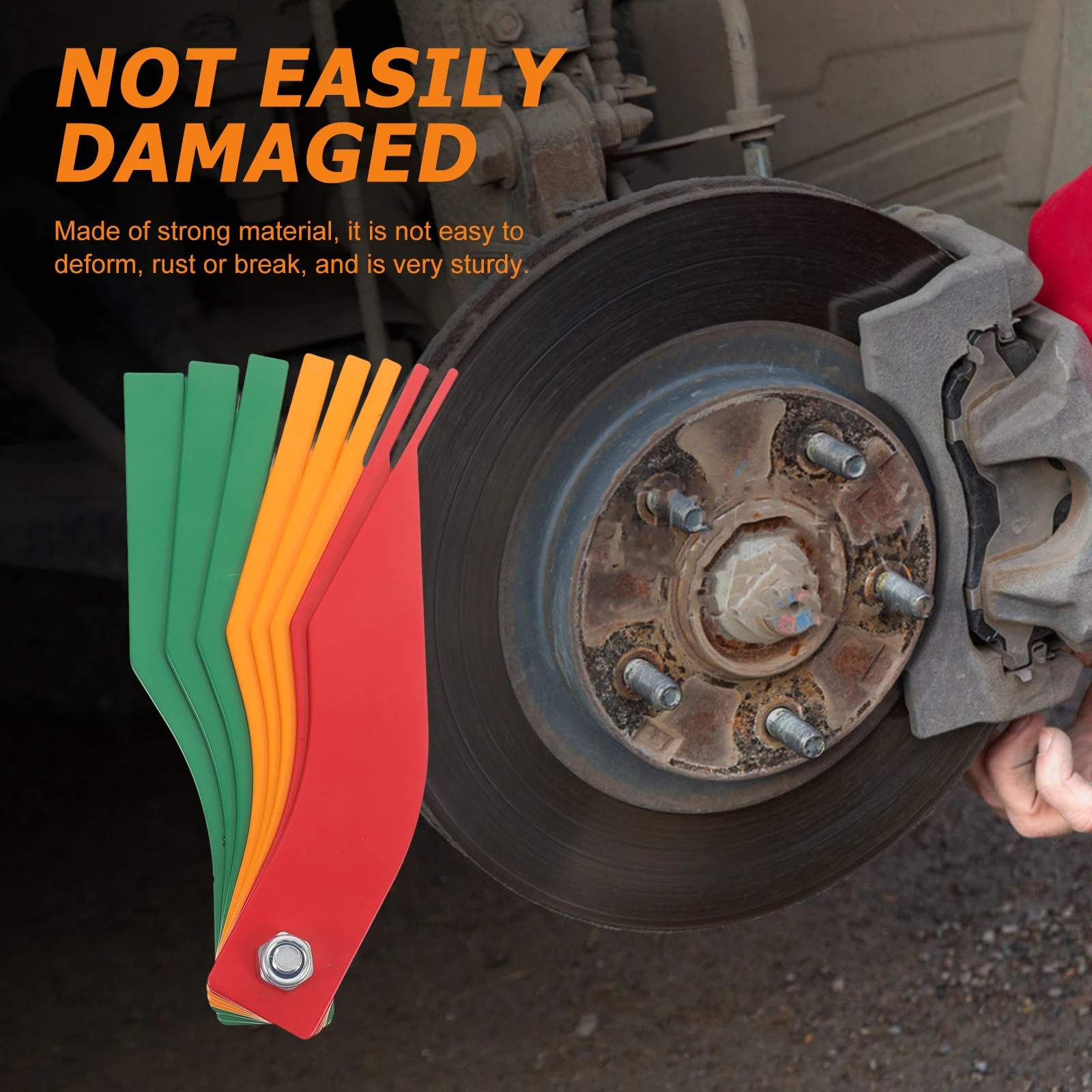 

Brake Pad Measuring Tool Accurate Durable Easy to Operate for Car Disc and Drum Pads Brake Gauge Measure Tool Thickness Gauge