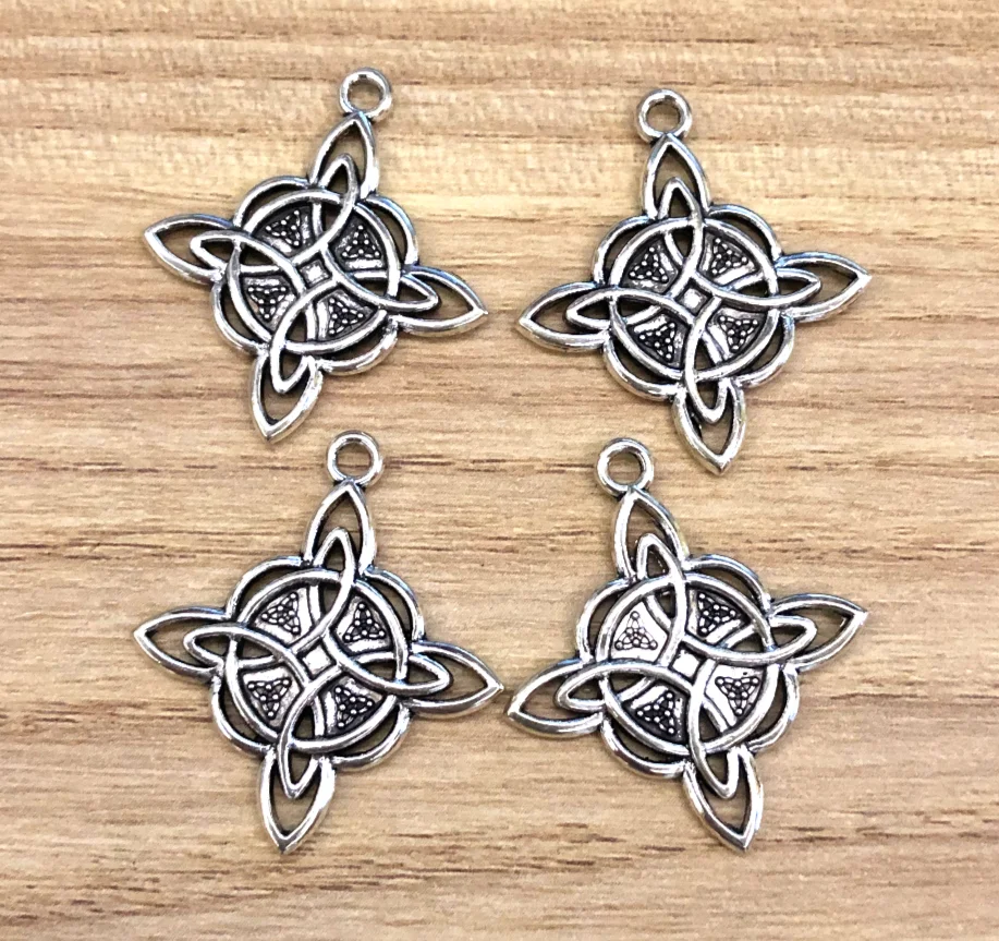 

15pcs 28*25mm Zinc alloy metal Vintage pendants for jewelry handmade HW3431