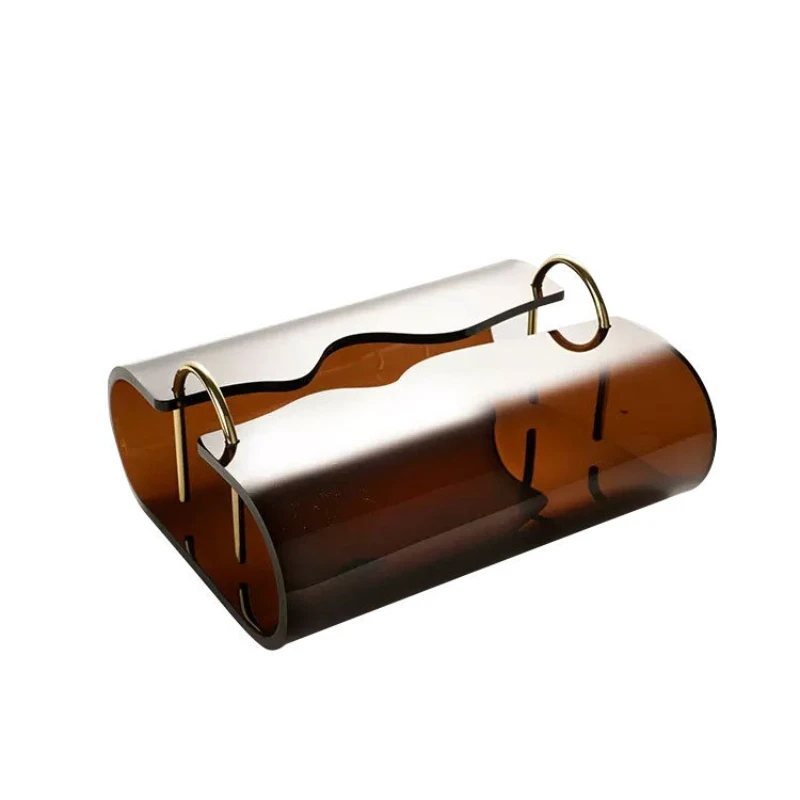 

Modern Fashion Art Simple Acrylic Decoration Small Paper Drawing Household Living Room Bedroom Dining Table Tissue Box Ornament