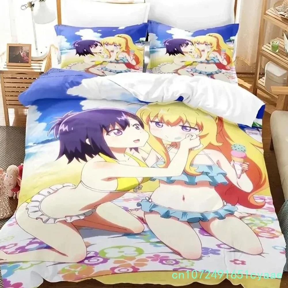 Anime Gabriel Dropout Comfortable Duvet Quilt Cover Pillowcase Bedding Set Children Bedroom Decoration Home Textile