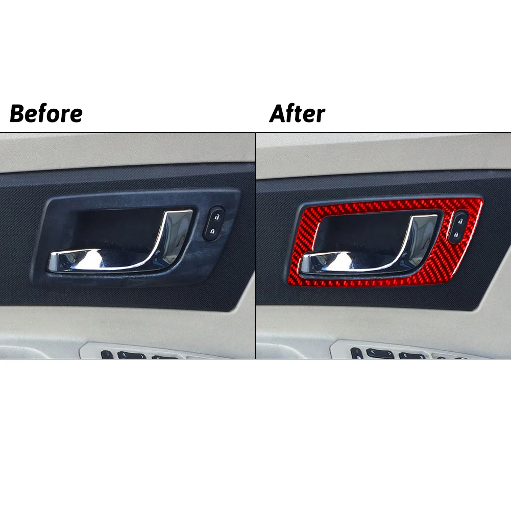 Carbon Fiber Car Stickers For Cadillac CTS 2003-2007 With Navigation System 2