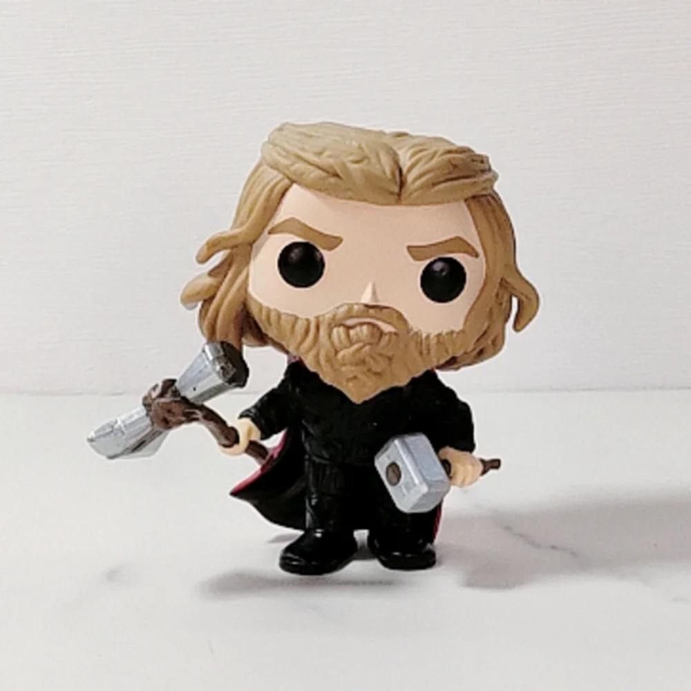 Películas de los Héroes de Marvel # Thor 482 #   Funkoes Avengers Endgame, figuras de acción, colección de juguetes, muñecas, regalos para niños