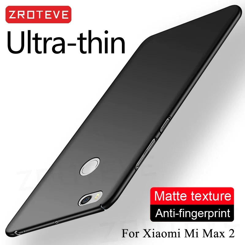 For Xiaomi Mi Max 3 Case ZROTEVE Slim Hard PC Matte Cover For Xiaomi Mi Max3 Xiomi Max 2 3 Max2 Global Shockproof Phone Cases